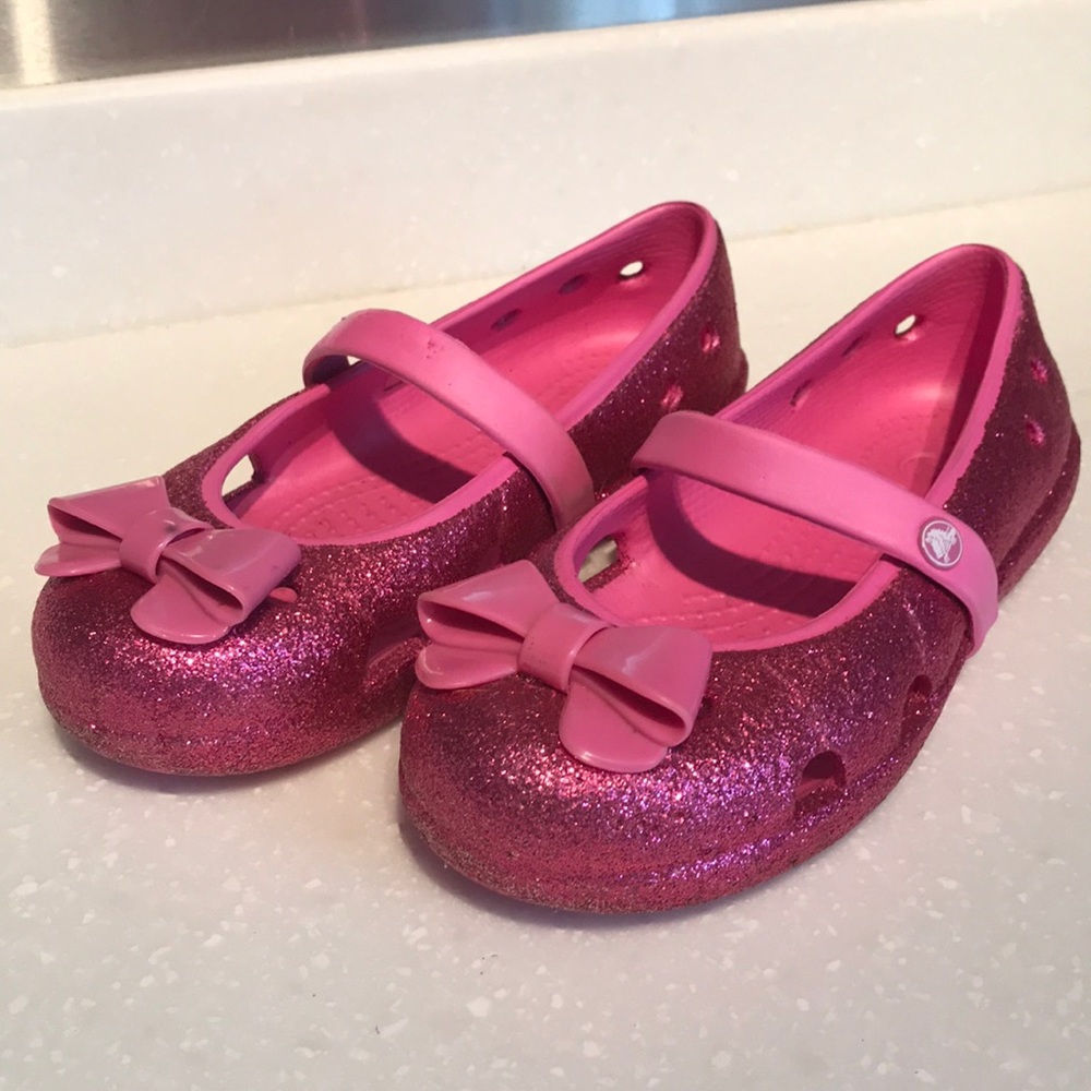 Glitter girl’s Croc’s size 13